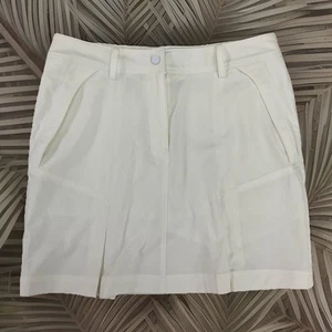 Gonna da golf sportiva Annika Cutter & Buck donna 8 bianca dettagli bianchi - Foto 1 di 7