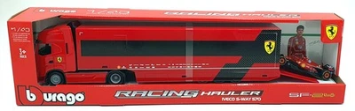 Burago 1/43 Scale 18-36867 - IVECO S-Way 570  Racing Hauler - Ferrari - Image 1 of 4