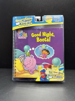 Storytime Theater Cartridge And Book Dora the Explorer: Goodnight, Boots NEW - Image 1 of 4