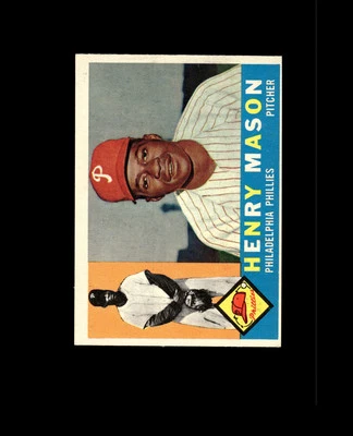 1960 Topps 331 Henry Mason RC EX #D1,406519 - Image 1 of 2