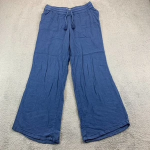 Pantalones de gasa Vineyard Vines azul algodón pequeños boho playeros abuela costera - Imagen 1 de 8
