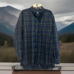 Pendleton Sir Pendleton Men's Vintage Plaid Shirt, Sz Large, LS 100% Wool, Plaid - Picture 1 of 8