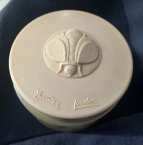 Iconic Vintage YARDLEY Face Cream Floral Bee top (empty) Collectable - Picture 1 of 5
