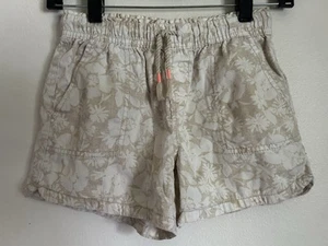 Gap Kids Beige Hawaiian Print Shorts Kids Size L  - Picture 1 of 6