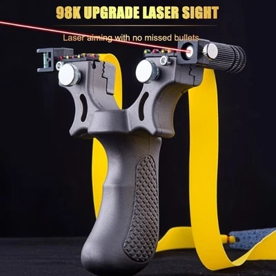 Hot Quick Press Infrared Aiming Single Bow Toy Rack Outdoor Slingshot AU Fast@ - Image 1 of 4