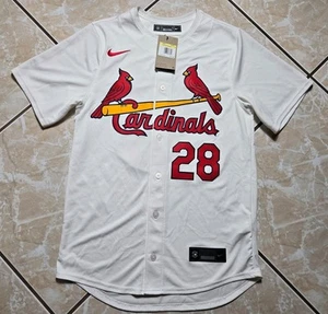 NEW Nike St Louis Cardinals Nolan Arenado #28 White Baseball Jersey Men's Small - Picture 1 of 13