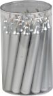 Biedermann & Sons Chime Candles, Silver- Set of 20 (C1125S)