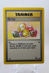 Pokémon Fossil Trainer Mr. Fuji 58/62 Moderate Play - Bild 1 von 2