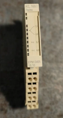 Lenze 2AI analog Input DC24V 16BIT Thermo EPM-S405.1B.10 13292423 - Bild 1 von 3