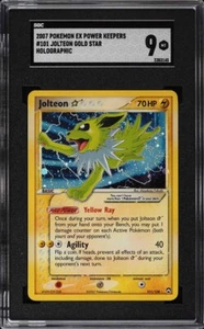 2007 Pokemon EX Power Keepers Holo Jolteon Gold Star #101 SGC 9 MINT - Picture 1 of 1