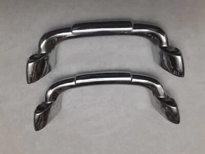 ** Vintage Pair 1953 1954 Interior Grab Handles 1490163 DG #1 and #2 Rat Hot Rod - Foto 1 di 5