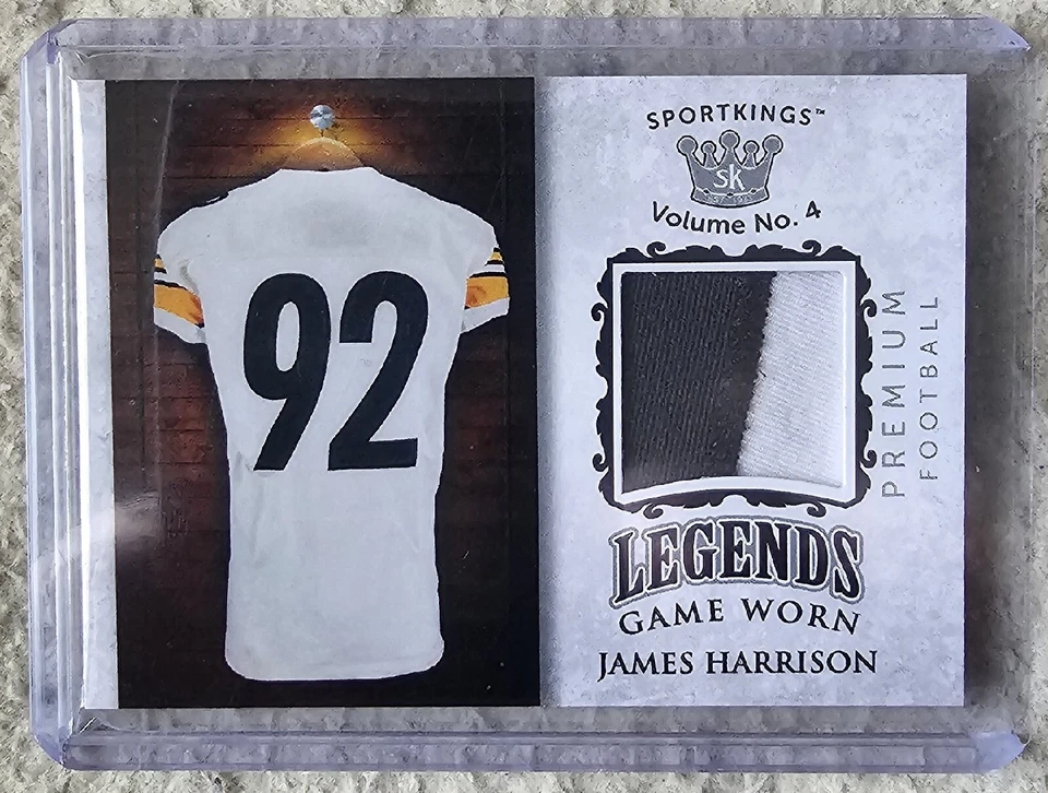 2023 Sportkings Volume 4 Legends Premium Patch James Harrison #LSM60 #/25 - Image 1 of 1