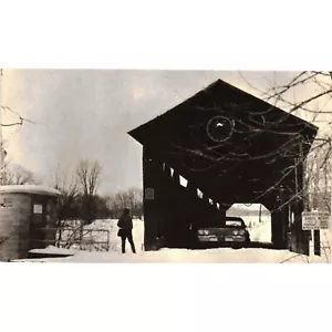Kidds Mill Mercer County Covered Bridge Greenville Pennsylvania Postcards Travel - Picture 1 of 2