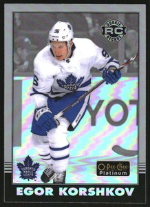 2020-21 O-Pee-Chee Platinum Retro Rainbow #R66 Egor Korshkov