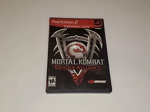 De colección 2002 Mortal Kombat Deadly Alliance Sony PlayStation 2 PS2 juego los mejores éxitos - Imagen 1 de 12