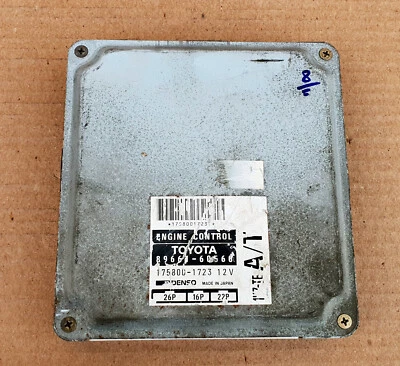 Toyota Land Cruiser Prado KZJ90L 1KZTE A/T 89661-60560 engine computer oem jdm - Image 1 of 4