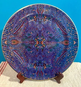 RALPH LAUREN WEDGWOOD KING CHARLES PAISLEY 12-3/8" SERVICE PLATE (CHARGER) –MINT - Picture 1 of 17