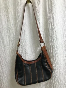 Marino Orlandi Italia Bolso de Mano de Cuero Vintage Bolso de Hombro Cremallera Rota - Imagen 1 de 11