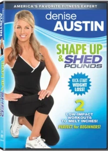 Denise Austin Shape Up & Shed Pounds DVD Disc Only No Art, Case or Tracking - Bild 1 von 1
