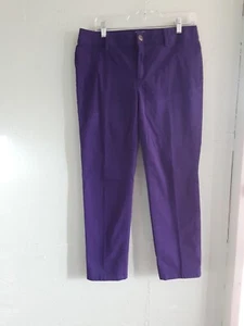 Chico's #115 Women's Jeans Stretch Purple Sz 0.5 ( LIKE A MEDIUM SIZE) Preowned - Picture 1 of 10