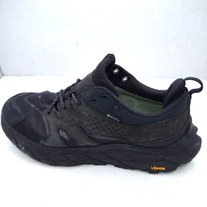 Hoka One Anacapa Low GTX Men's Black Waterproof Hiking Boots Size 12D 1122017 - Picture 1 of 17