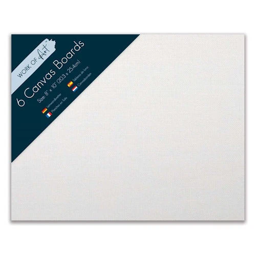 Canvas Boards 6 Pack 8" X 10" - Painting Artist High Quality Professional  - Image 1 of 1