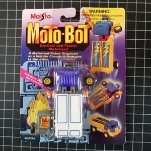 Maisto Moto-Bot Giocattolo Sigillato Non Aperto Confezione Pull-Back Die-Cast Plastica Viola COE - Foto 1 di 9