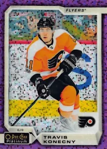 2018-19 O-Pee-Chee Platinum Violet Pixels #79 Travis Konecny - Picture 1 of 2