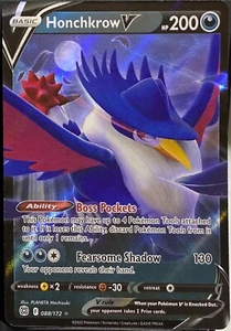 Honchkrow V 088/172 Holo Full Art Brilliant Stars Pokemon Card - Picture 1 of 2