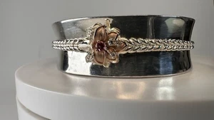 Marjorie Anden Topas Armband 14K Roségold Platte Sterling Platte Brustkrebs - Bild 1 von 9