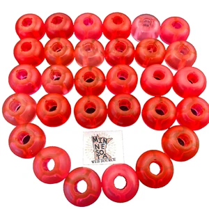 30 Knex Translucent Pink Red Head Top Pieces - K'nex Standard Parts - Picture 1 of 3
