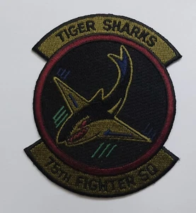 Patch A-10 Thunderbolt II, 75 Fighter SQ, Tiger Sharks - Imagen 1 de 1
