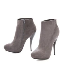 Viktor & Rolf Suede Pointy Toe Studded Ankle Boots Damen Stiletto Wildleder  - Bild 1 von 4