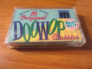 ECHOES DOWN THE HALL 16 ORIGINAL DOO-WOP CLASSICS ARISTA VARIOUS CASSETTE SEALED - Picture 1 of 2