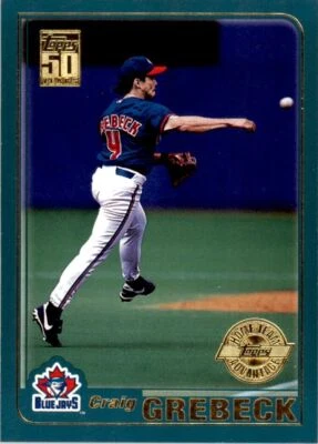 2001 TOPPS CRAIG GREBECK . TORONTO BLUE JAYS #501 - Image 1 of 2