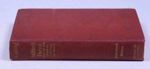 Vintage 1914 Rudyard Kipling SOLDATEN DREI DoubleDay, Page & Co. Hardcover Buch - Bild 1 von 7