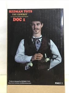 Val Kilmer Doc Holliday Tombstone Redman Toys 1/6th Doc 1 RM011 Auto Signed COA - Picture 1 of 11