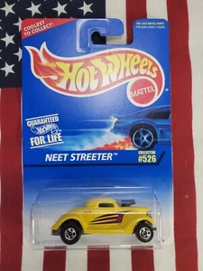Tarjeta azul Hot Wheels 1996 "Neet Streeter" #526 Collector India - Imagen 1 de 2