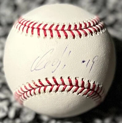 2013 ALCS MVP Koji Uehara firmado OML béisbol Foto 1 de 2