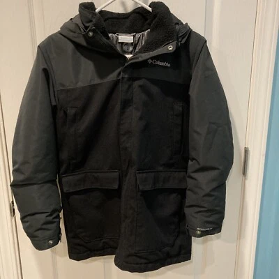 Columbia Omni-Heat Kids Black Coat Size Large 14-16 - Image 1 of 4
