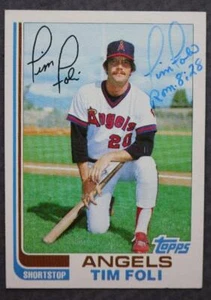 California Angels star Tim Foli signed / autographed 1982 Topps baseball card--- - Picture 1 of 1