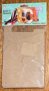 Nicole ~Build A Memory {I 💜 Cat} Titled Book Ultimate Scrapbook Album Chipboard - Picture 1 of 9