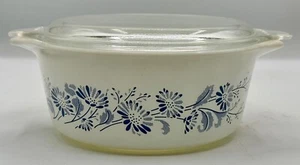 Pyrex Colonial Mist Casserole Dish: 2.5" x 6."* With Lid* 24288B S133 - Picture 1 of 9
