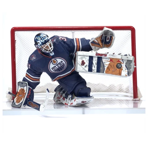 Mcfarlane NHL Curtis Joseph Edmonton Oilers Blue Jersey Series 14 Figure Cover