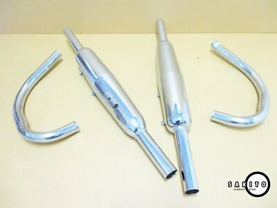 Fit HONDA CD175 CD125K3 CA175   EXHAUST SET  TRIUMPH STYLE  + PIPE SET  [sa2313] Foto 1 de 4