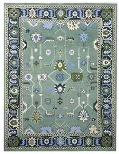 Oushak Area Rug for Carpet- Hand knotted 100% Wool- Home Bedroom Living Room, - Picture 1 of 9