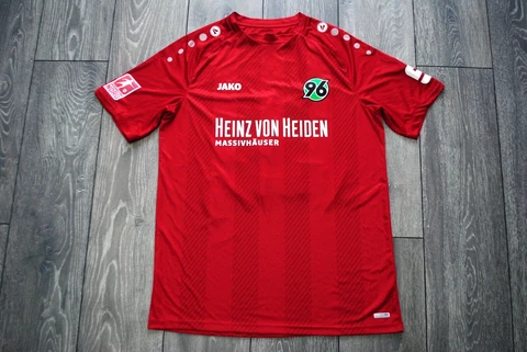 HANNOVER 96 HOME FOOTBALL SOCCER JERSEY SHIRT TRIKOT 2014/2015 JAKO XL XLARGE Cover