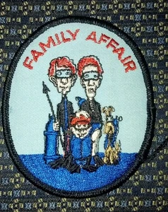 SELTENER FAMILY AFFAIR TAUCHEN Aufnäher 3 Zoll x 3,75 Zoll - Bild 1 von 2