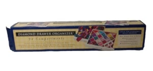 Diamond Drawer Organizer 32 Compartments 18.5" x 14.25" x 2.75" - Picture 1 of 3