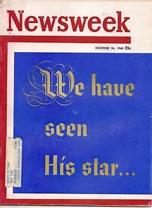 Newsweek 1960 Dec 26 WE HAVE SEEN HIS STAR - Picture 1 of 1